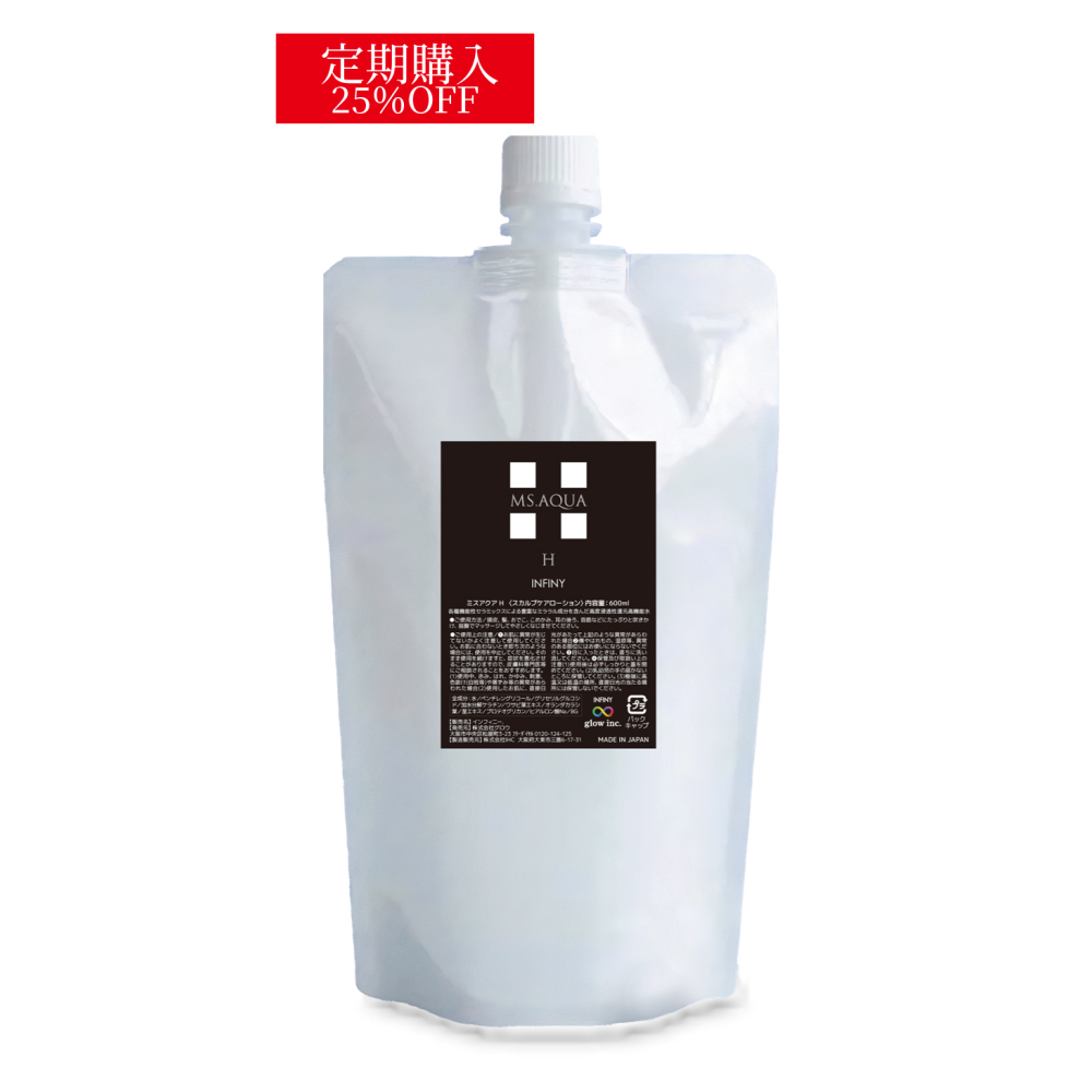 【定期販売】<br>MS.AQUA H ミス・アクアH<br>600ml<br>詰替用お徳用パック